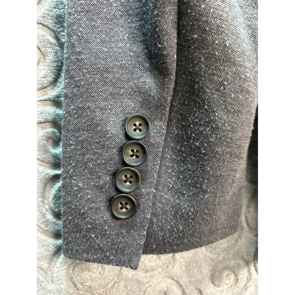 Ike‎ Behar Mens Gray Knit Blazer Sport Coat Two Button Jacket Size 40 R - Picture 7 of 8